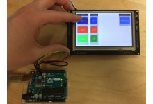 A Basic GTT Client Library API Demo HMI for Arduino Uno I2C